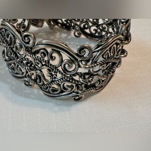 Carolyn Pollack 925 Silver Filigree Link Bracelet